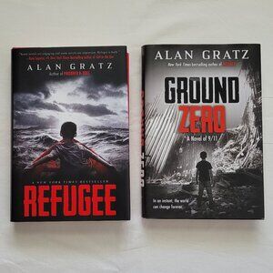 Alan Gratz Ground Zero And Refugee Hard Back Books